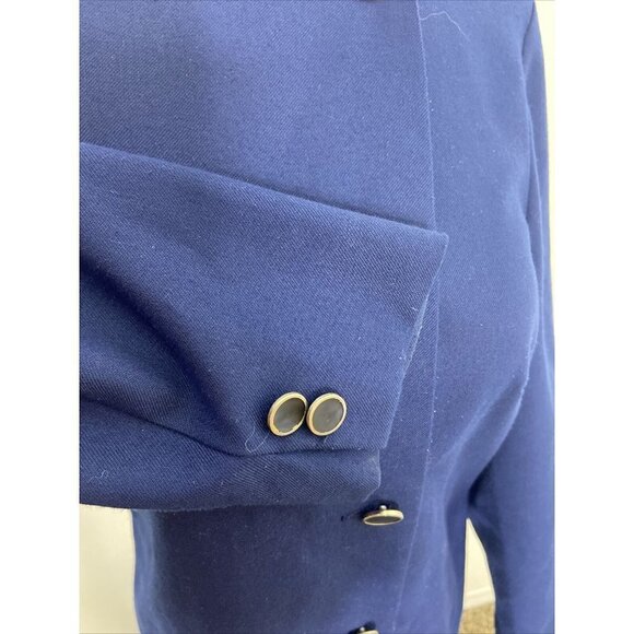 Vintage D’Allairds 70s 80s Pleated Dress MIDI Woman M/L Mod Secretary Canada - Picture 3 of 5